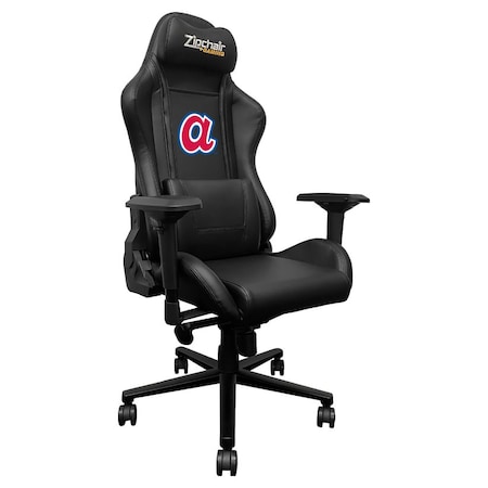 Dreamseat Xpression Pro Gaming Chair with Atlanta Braves Cooperstown Primary Logo XZXPPRO032-PSCOOP0005A